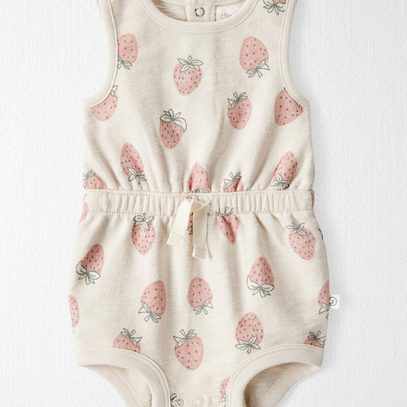 Strawberry Print Baby Organic Cotton Strawberry-Print Romper | Carter’s Oshkosh Canada