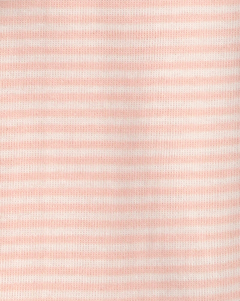 Girls 3-Pack Organic Cotton Bodysuits in Floral Print, image 3 of 6 slides