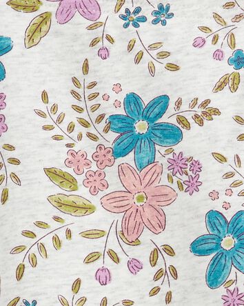 Kid Floral Stretch Leggings - Multi, 