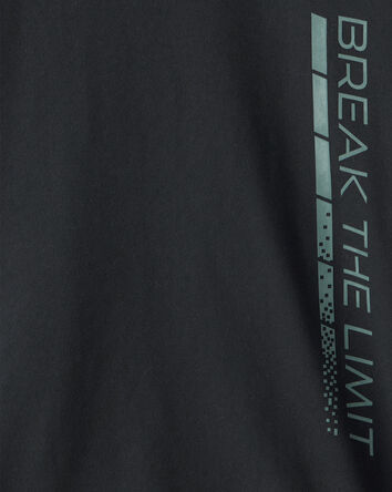 Garçons - T-shirt graphique à manches courtes actif - Noir, 