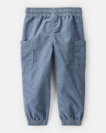 Toddler Boy Corduroy Joggers - Blue, 