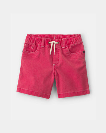 Tout-petit gar&ccedil;on - Short en serg&eacute; extensible - Rouge, 