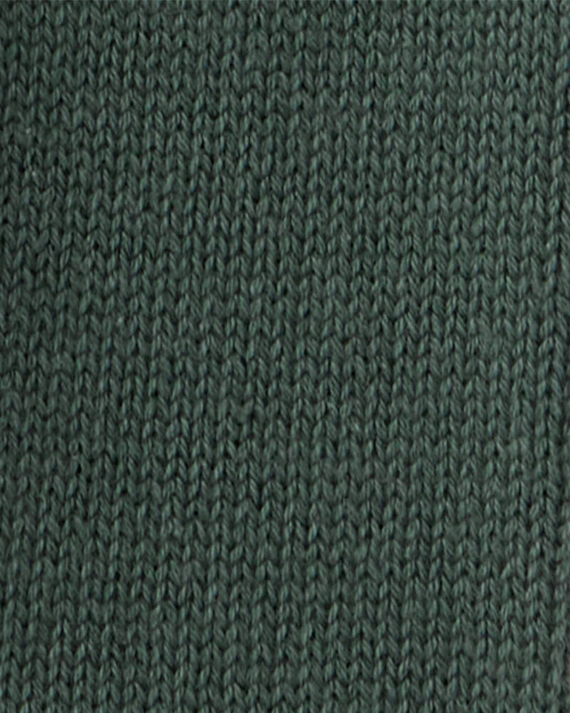 Bébé Ensemble 2 pièces chandail en tricot de coton biologique à rayures, image 3 sur 6 diapositives