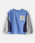 Toddler Boy Colourblock Long-Sleeve Pullover Sweatshirt, image 1 of 3 slides
