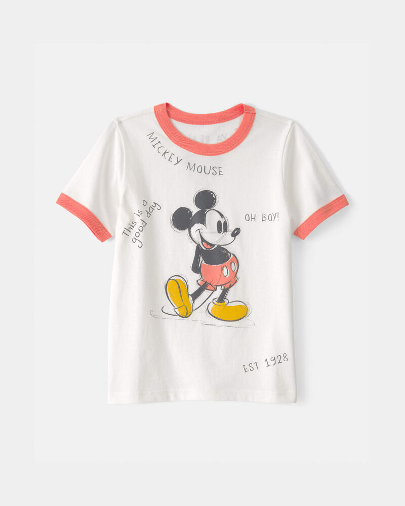 Toddler Disney&copy; Mickey Mouse Graphic Tee - White, image 1 of 3 slides