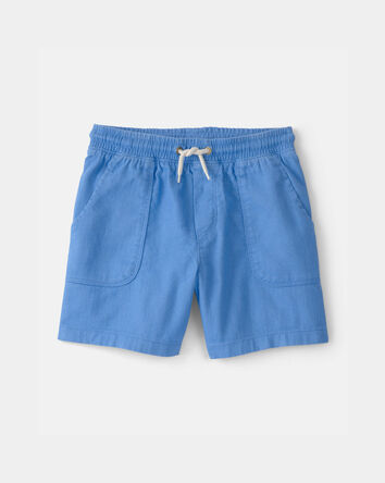 Boys Twill Shorts - Blue, 