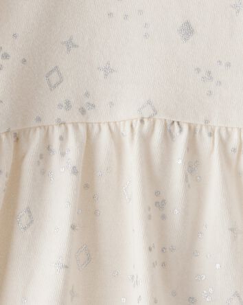 Toddler Girl Floral Top - Ivory, 