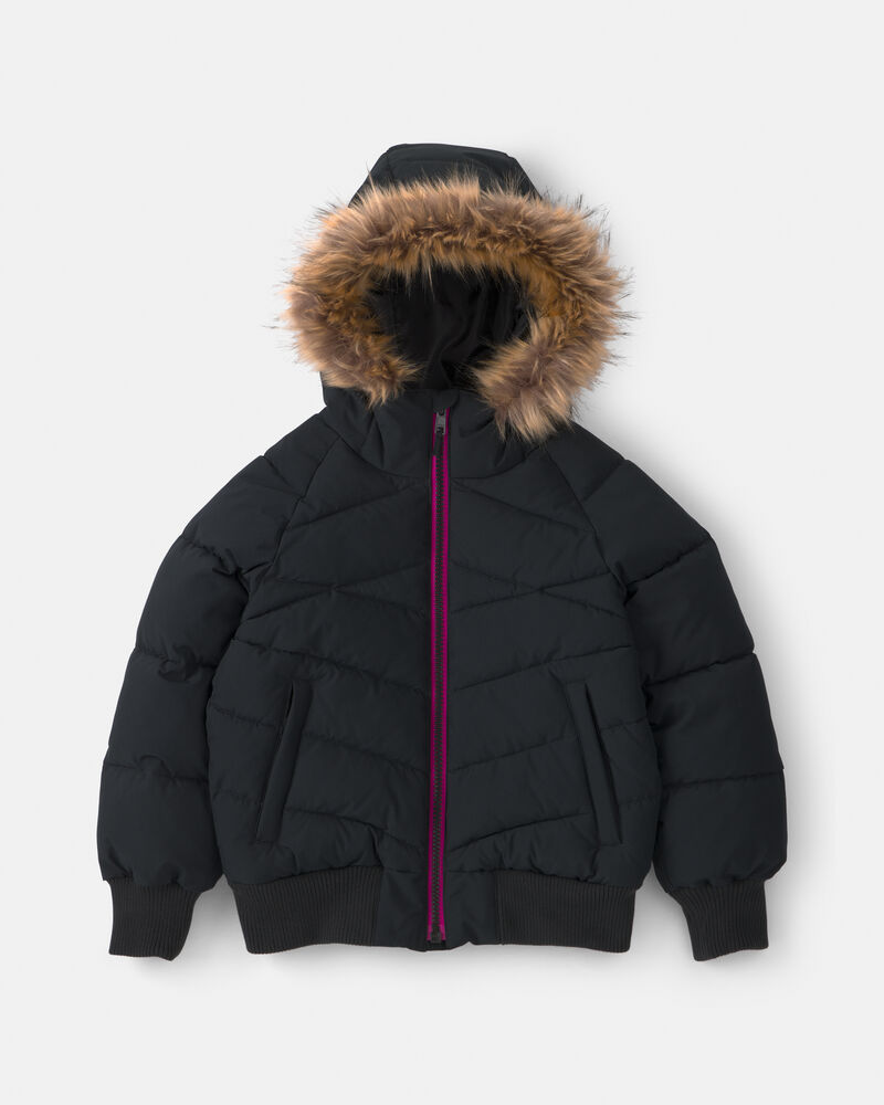 Girls  Bubble Urban Jacket- Black, image 1 of 4 slides