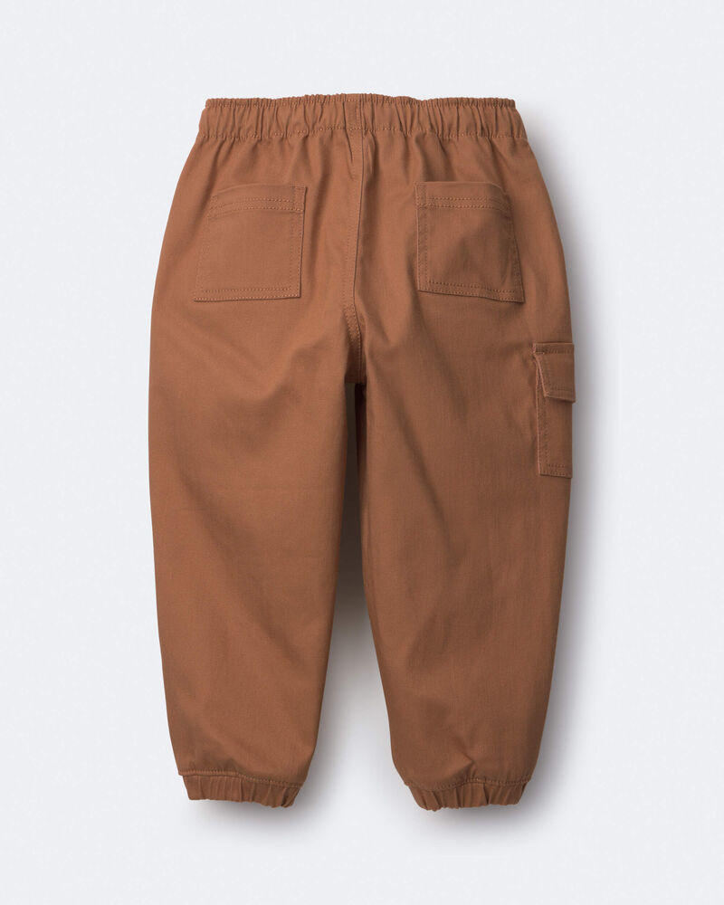 Toddler Front-Seam Joggers - Brown, image 5 of 6 slides