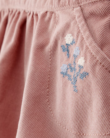 Baby Girl Corduroy Skort - Pink, 