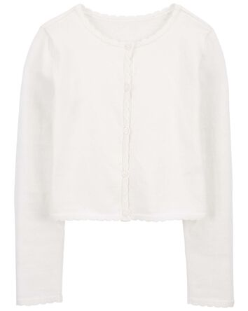 Button-Front Cardigan, 