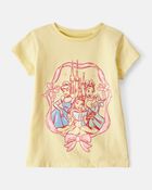 Toddler Girl Disney© Princess Short Sleeve Graphic Tee- Yellow, image 1 of 2 slides