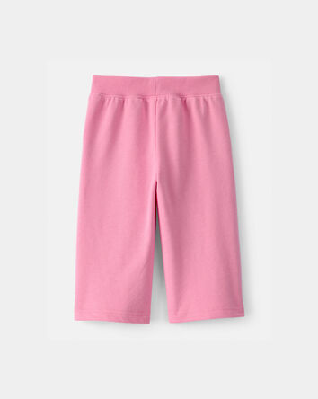 B&eacute;b&eacute; fille - Pantalon de sport &agrave; jambe large en jersey bouclette - Rose, 