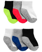 6-Pack Crew Socks, image 1 of 2 slides