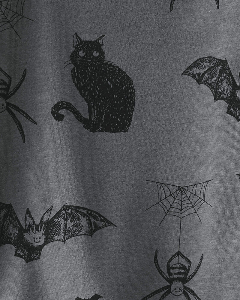 Toddler 2-Piece Organic Cotton Pajamas in Spooky Creatures, image 3 of 3 slides