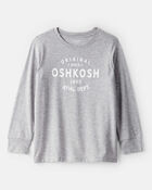 Baby Boy Oshkosh Logo Long-Sleeve Tee - Grey, image 1 of 3 slides