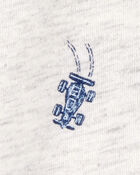Baby Race Car Print Woven Short-Sleeve Tee, image 2 of 3 slides
