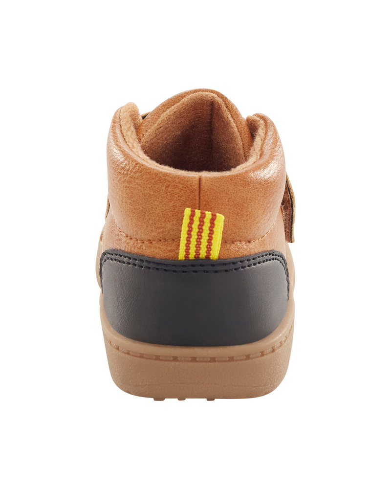  Every Step® First Walker High-Top Boots - Brown, image 3 of 7 slides