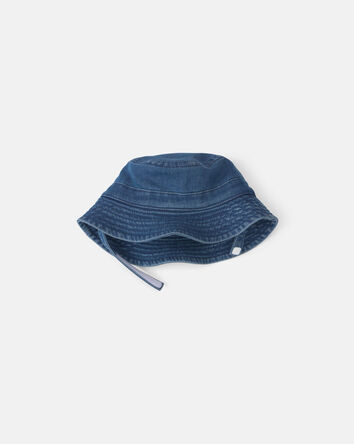 Baby Boy Chambray Bucket Hat, 