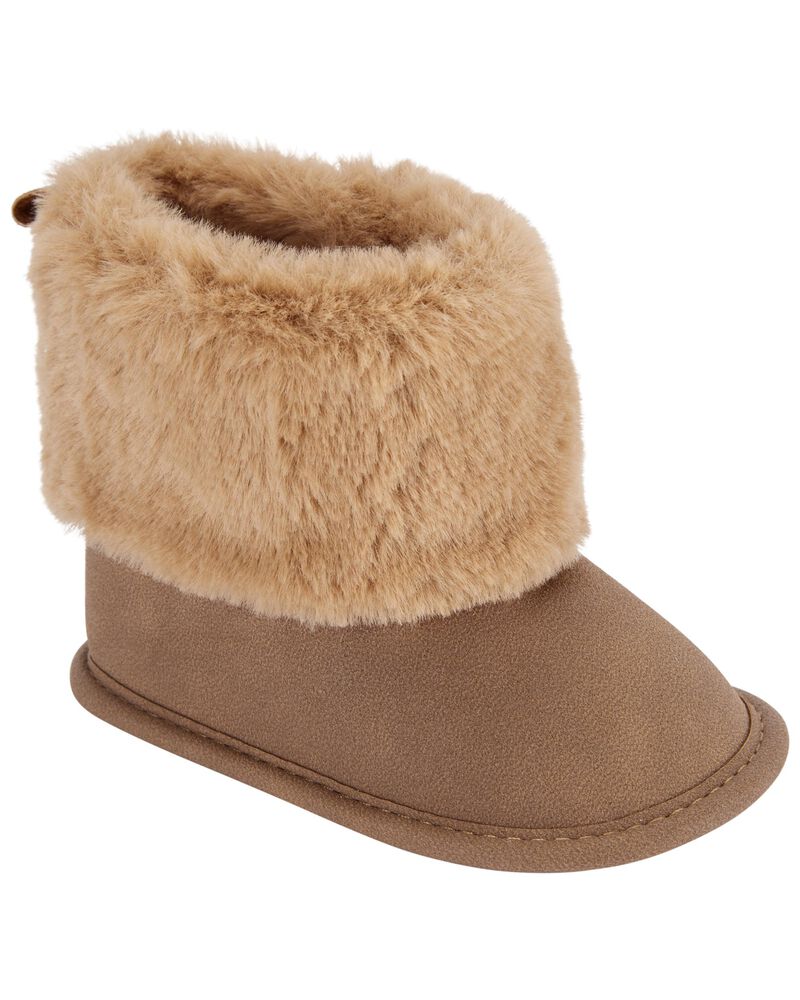 Faux Fur Boots, image 1 of 7 slides