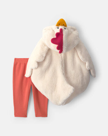 B&eacute;b&eacute; - Costume d&rsquo;Halloween 2 pi&egrave;ces &agrave; manches longues de th&egrave;me poulet &ndash; Cr&egrave;me, 