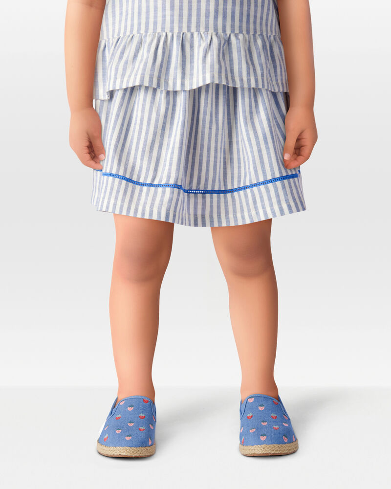 Toddler Striped Pull-On Skort, image 2 of 6 slides
