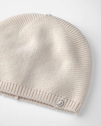 B&eacute;b&eacute; - Bonnet en tricot de coton biologique, 