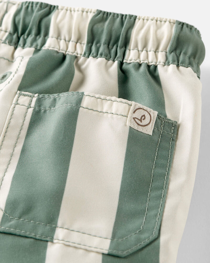 Baby Boy Recycled Striped Swim Trunks, image 3 of 4 slides