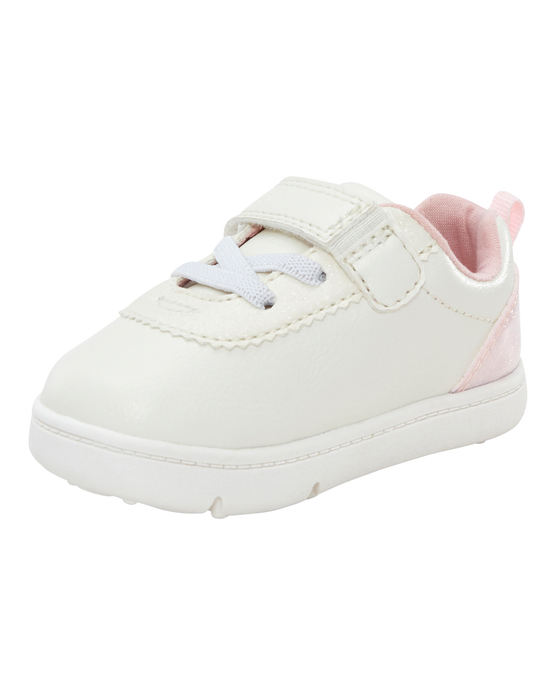  Every Step® First Walker  Flower Casual Sneakers - White, image 6 of 7 slides