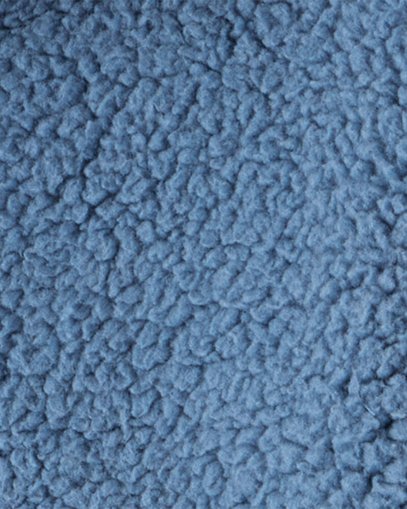 Baby Boy 3-Piece Bear Sherpa Long-Sleeve Bodysuit & Pant Set - Blue, image 4 of 5 slides