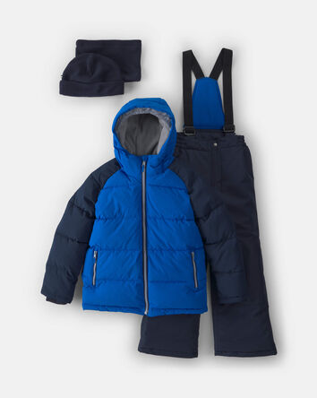 Gar&ccedil;ons - Habit de neige 2 pi&egrave;ces matelass&eacute; - Bleu royal, 