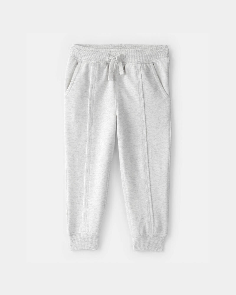 Tout-petit gar&ccedil;on - Pantalon de jogging en jersey bouclette - Gris, image 1 sur 3 diapositives