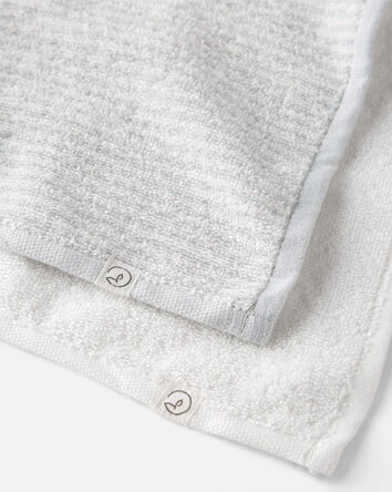 2-Pack Organic Cotton Towels, 