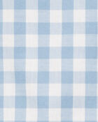Baby 2-Piece Gingham Romper & Hat Set, image 2 of 3 slides
