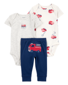Baby Boy 3-Piece Fire Truck Little Character Set®, image 1 of 5 slides