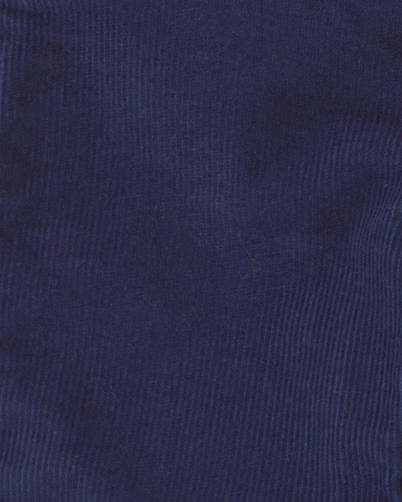 B&eacute;b&eacute; gar&ccedil;on - Pantalon en velours c&ocirc;tel&eacute; &agrave; bretelles &ndash; Bleu, image 3 sur 3 diapositives