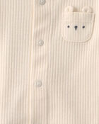 Baby Boy 3-Piece Bear Layering Set - Ivory, image 3 of 5 slides