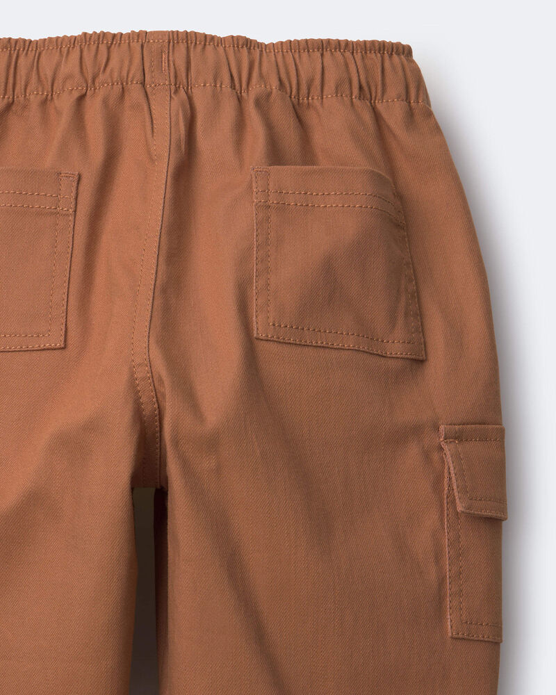 Toddler Front-Seam Joggers - Brown, image 6 of 6 slides