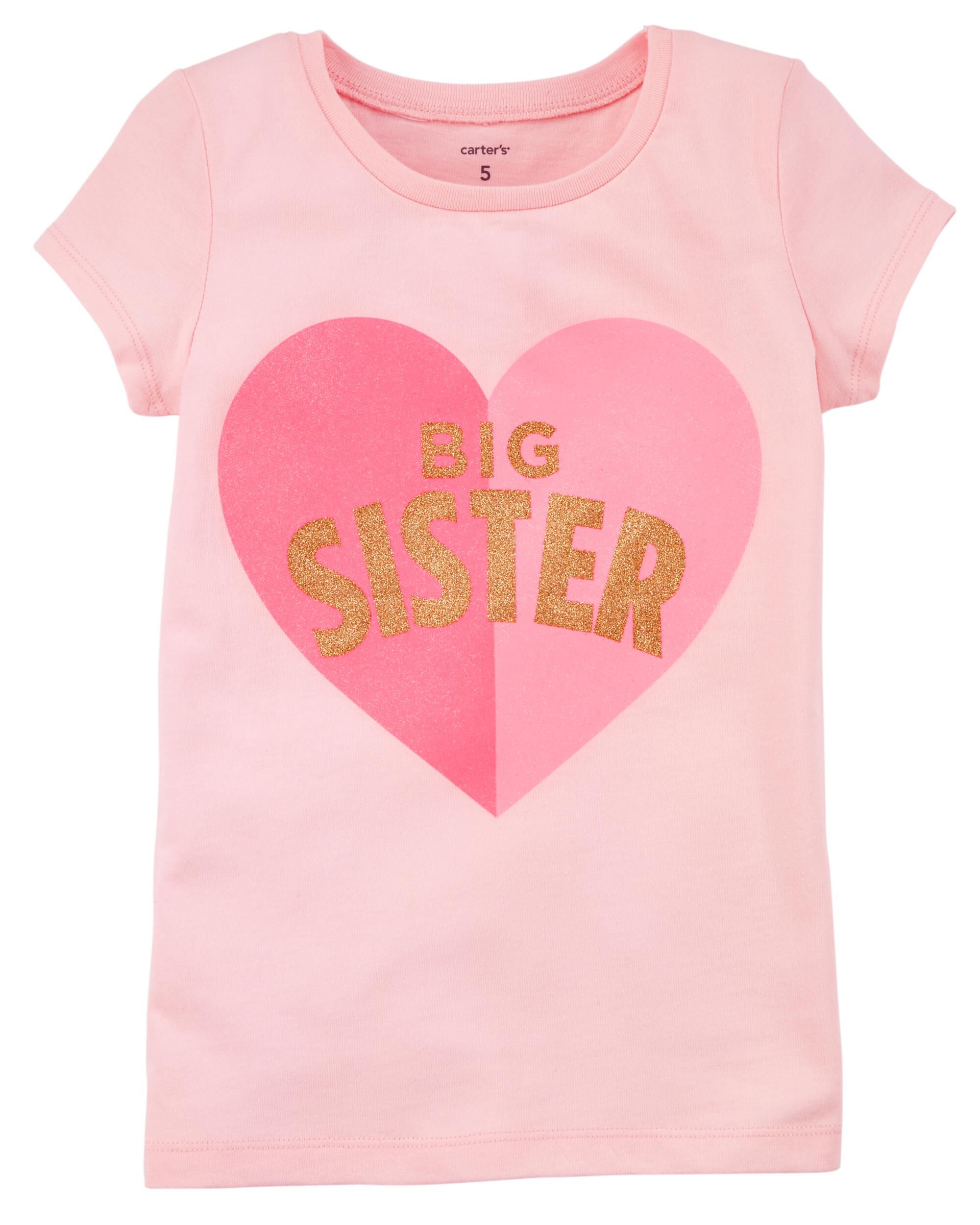 big sister tops for toddlers