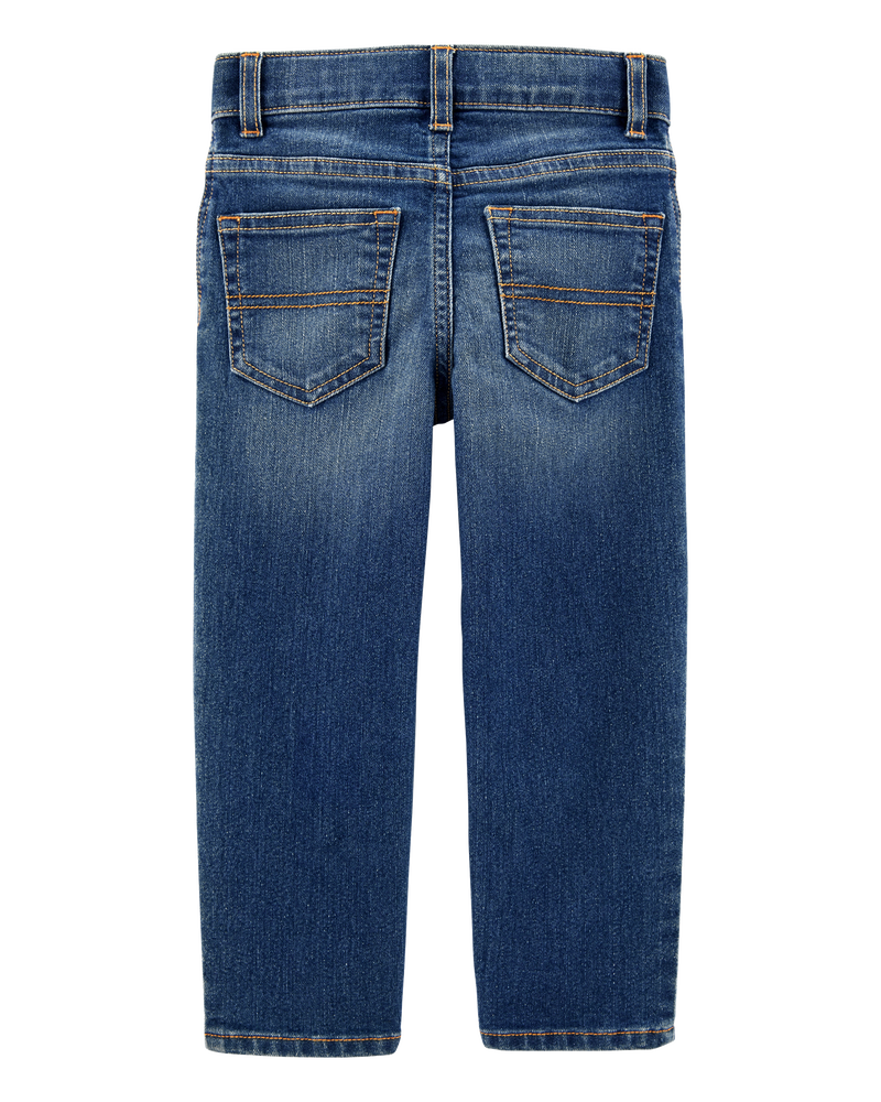 Bébé Jeans droit - délavage bleu ancre foncé, image 2 sur 4 diapositives