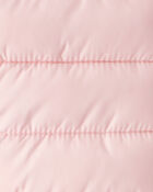 Baby Hooded Puffer Jacket - Pink, image 4 of 4 slides