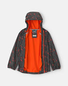 Boys Kombi London Rain Jacket - Orange, image 2 of 4 slides