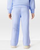 Enfant en bas âge Pantalon à taille haute à cordon de serrage - Bleu, image 2 sur 6 diapositives