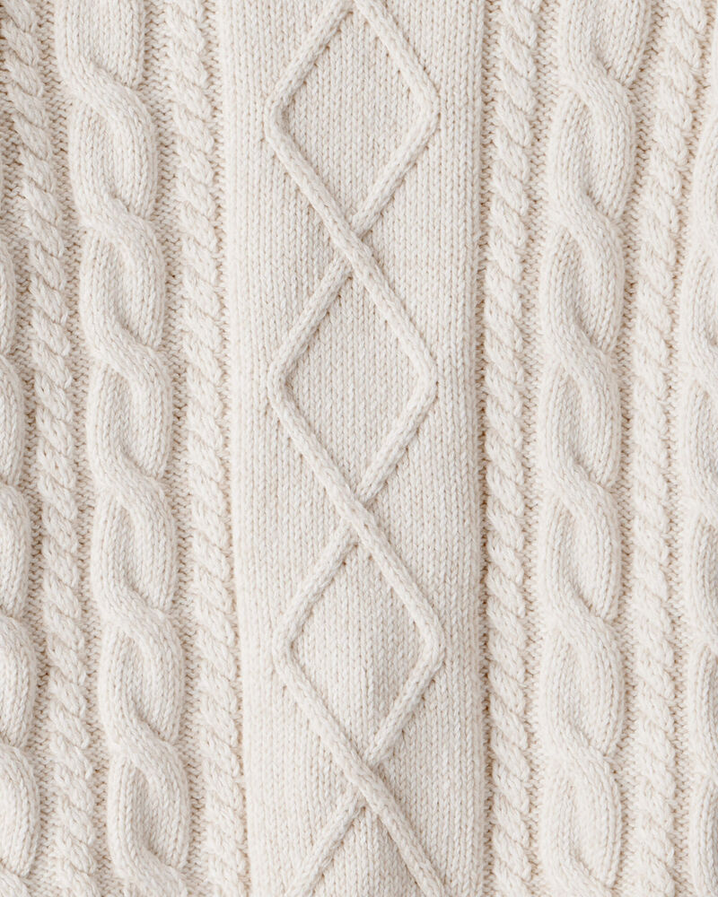 Tout-petit - Chandail en tricot torsad&eacute; en coton biologique, image 3 sur 3 diapositives
