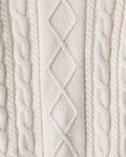 Tout-petit - Chandail en tricot torsad&eacute; en coton biologique, image 3 sur 3 diapositives