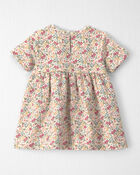 B&eacute;b&eacute; fille - Robe en jersey bouclette de coton biologique, image 2 sur 5 diapositives