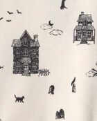 Toddler 2-Piece Organic Cotton Pajamas in Spooky Landscape, image 2 of 3 slides