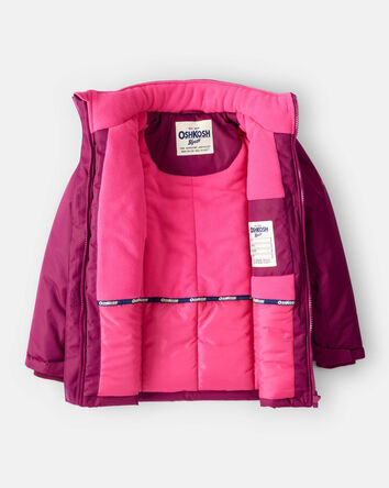 Filles - Parka à capuchon - Bordeaux
, 