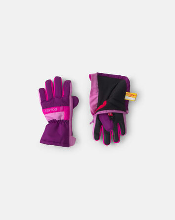Tout-petit fille - Gants Peewee Kombi - Mauve, 
