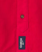 Toddler Boy Corduroy Jacket - Red, image 2 of 3 slides